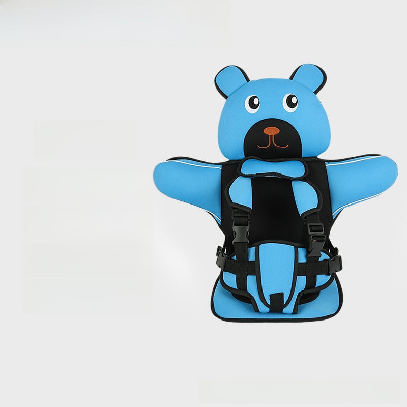 Portable Cartoon Polyester Baby Chair Harness Cushion Sahibzada Treasures