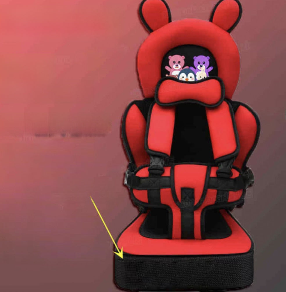Portable Cartoon Polyester Baby Chair Harness Cushion Sahibzada Treasures
