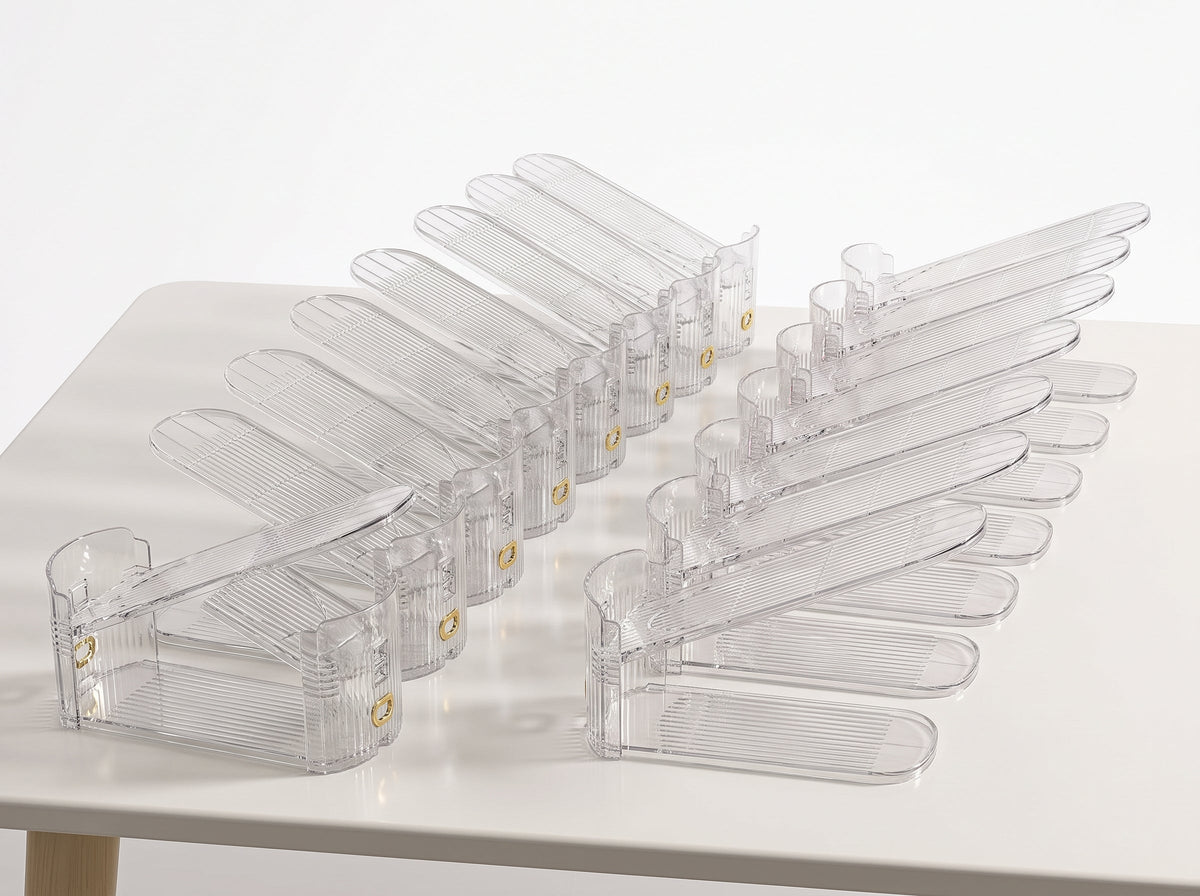 Double-Layer Adjustable Plastic Shoe Rack Sahibzada Treasures