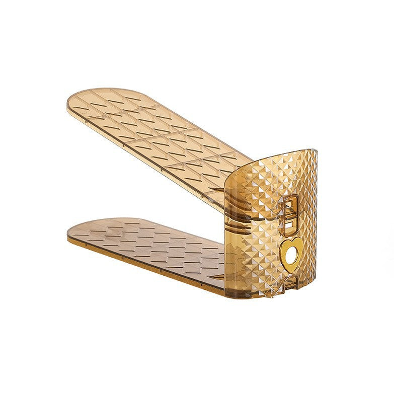 Double-Layer Adjustable Plastic Shoe Rack Sahibzada Treasures