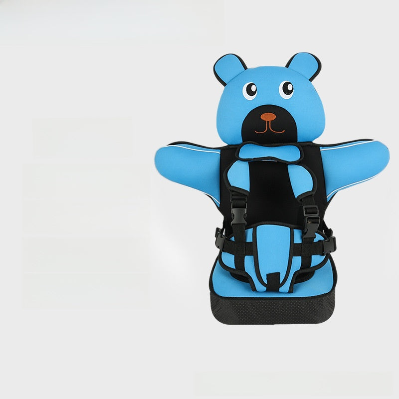 Portable Cartoon Polyester Baby Chair Harness Cushion Sahibzada Treasures