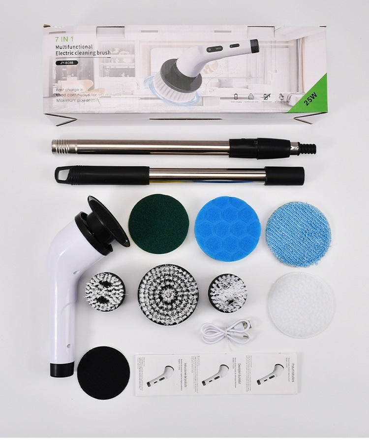 9-in-1 Electric Cleaning Brush Electric Spin Cleaning Scrubber Sahibzada Treasures