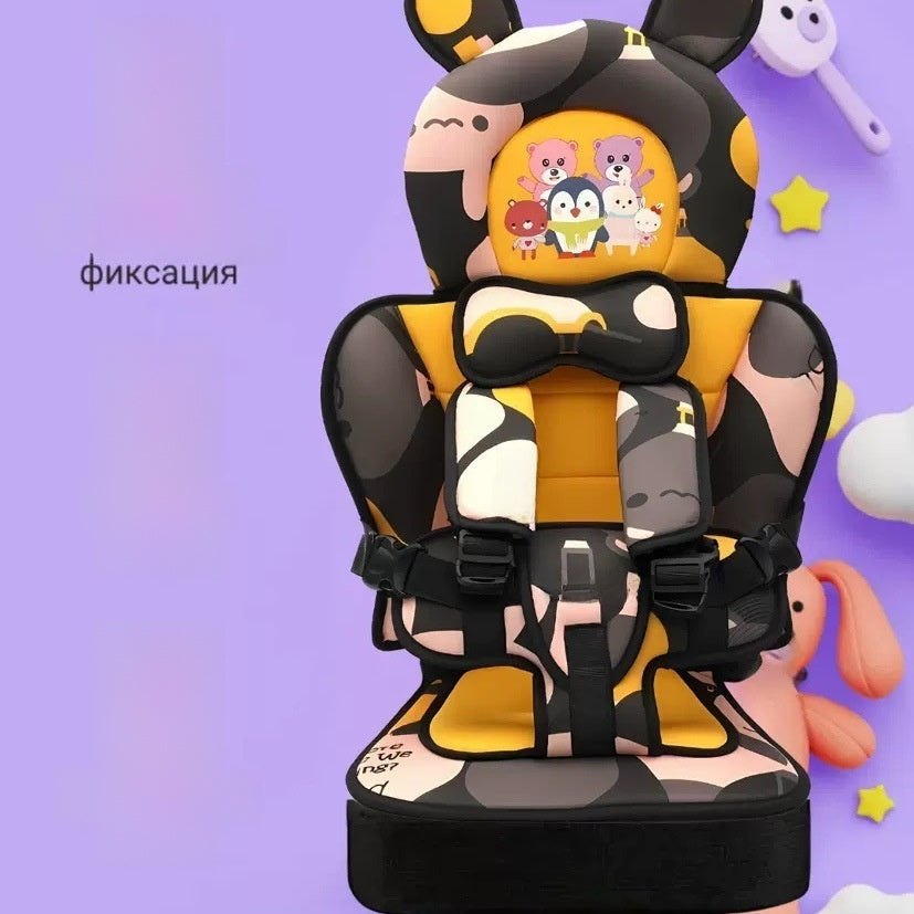 Portable Cartoon Polyester Baby Chair Harness Cushion Sahibzada Treasures