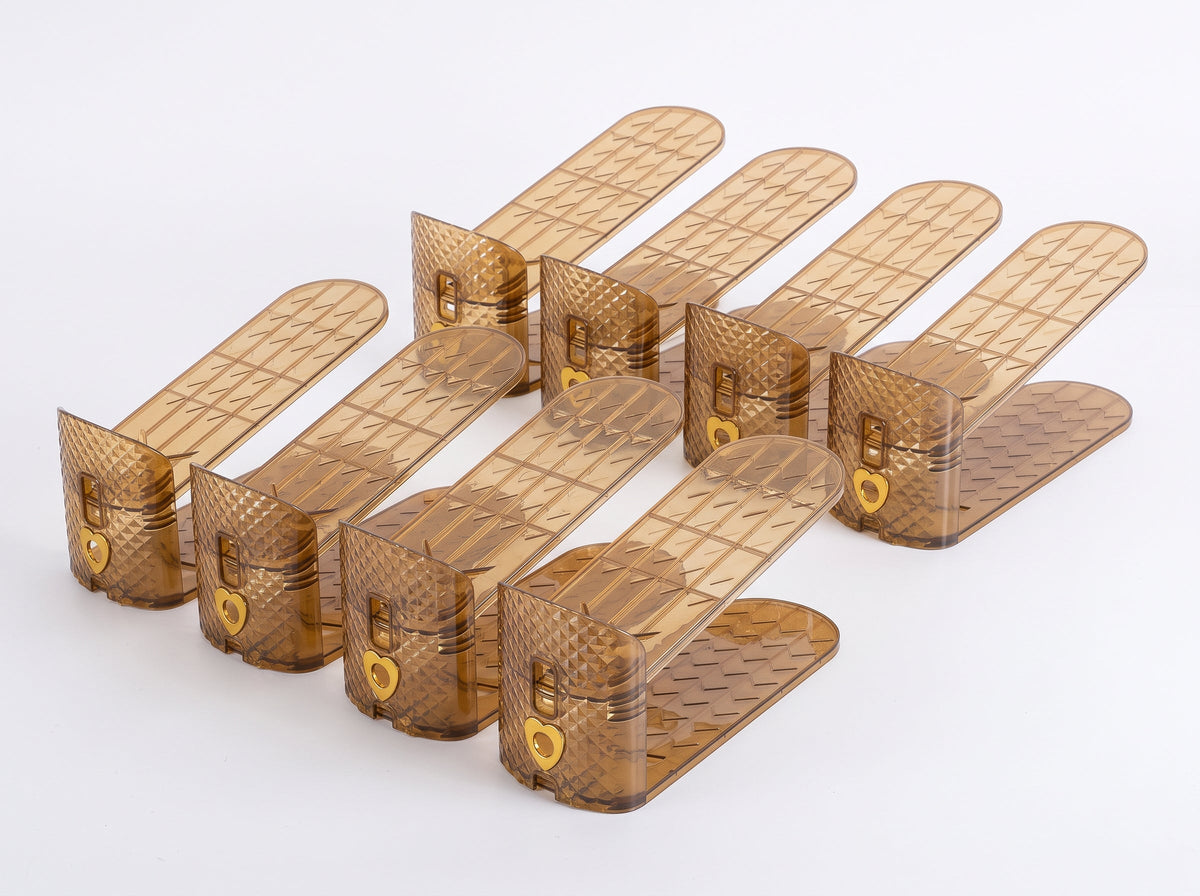Double-Layer Adjustable Plastic Shoe Rack Sahibzada Treasures