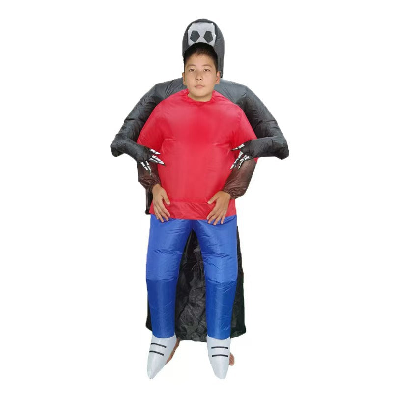 Cross-Border Halloween Alien Ghost Hugging Inflatable Suit Props Funny Performance Alien Inflatable Suit Sahibzada Treasures