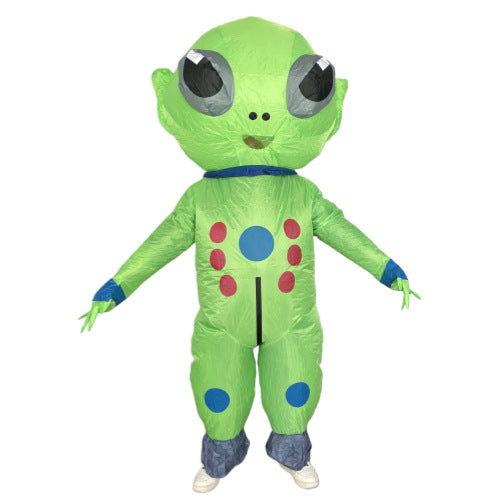 Cross-Border Halloween Alien Ghost Hugging Inflatable Suit Props Funny Performance Alien Inflatable Suit Sahibzada Treasures