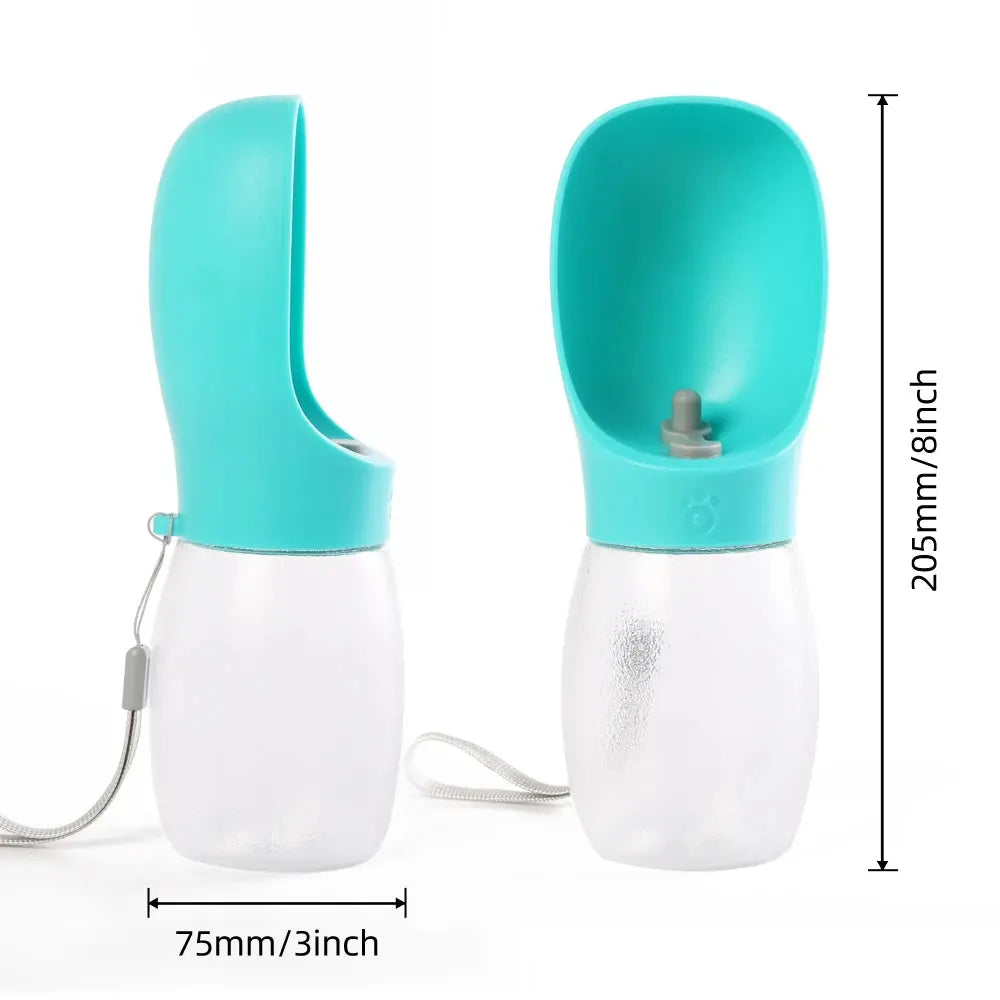 Portable Dog Water Bottle – 300ml Leak-Resistant Travel Dispenser Sahibzada Treasures