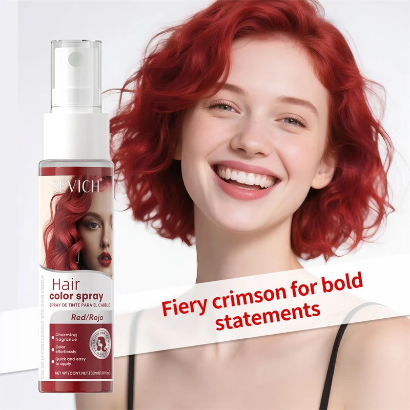 Halloween Hair Color Spray Temporary Washable Hair Dye Spray 8 Colors DIY Party Cosplay Festival One-Time Hair Styling Color Sahibzada Treasures