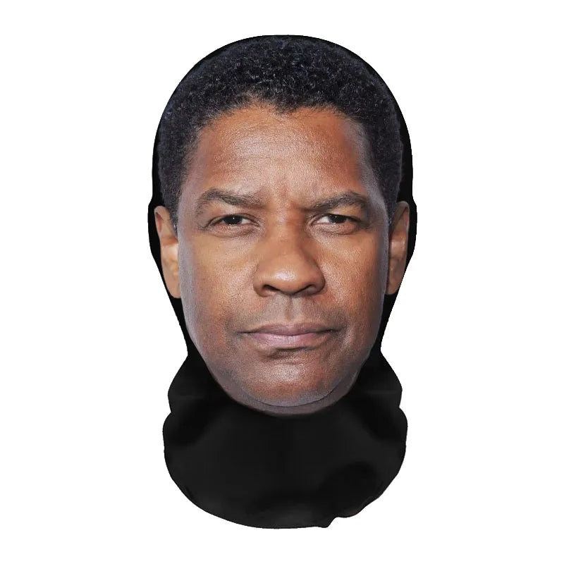 Funny Full Face Mask 3D Printed Celebrity Face Masks Elastic Mesh Halloween Cosplay Party Props Balaclava Headcovers Sahibzada Treasures