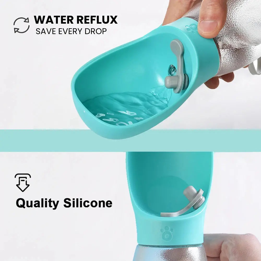 Portable Dog Water Bottle – 300ml Leak-Resistant Travel Dispenser Sahibzada Treasures