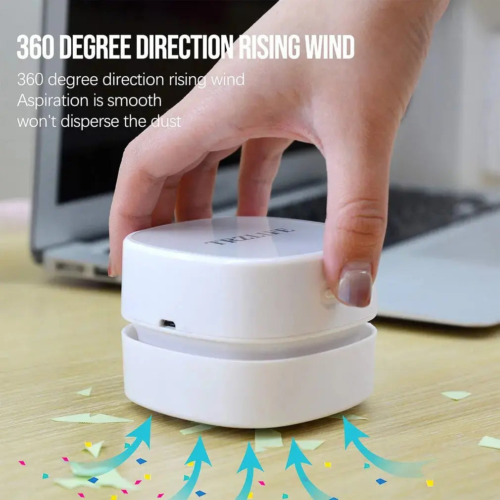 Mini Desktop Vacuum Cleaner for Desk & Keyboard Sahibzada Treasures