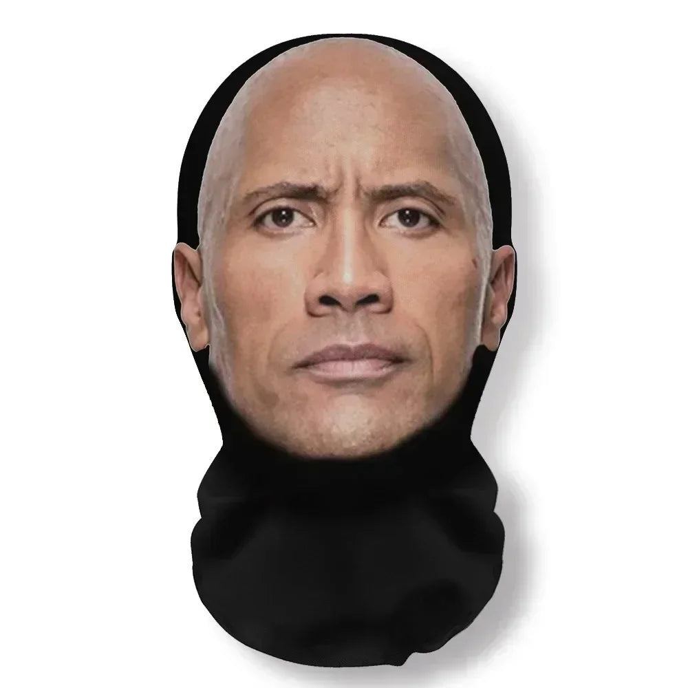 Funny Full Face Mask 3D Printed Celebrity Face Masks Elastic Mesh Halloween Cosplay Party Props Balaclava Headcovers Sahibzada Treasures
