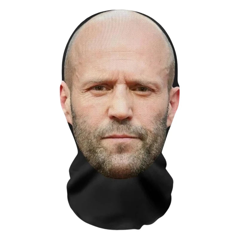 Funny Full Face Mask 3D Printed Celebrity Face Masks Elastic Mesh Halloween Cosplay Party Props Balaclava Headcovers Sahibzada Treasures