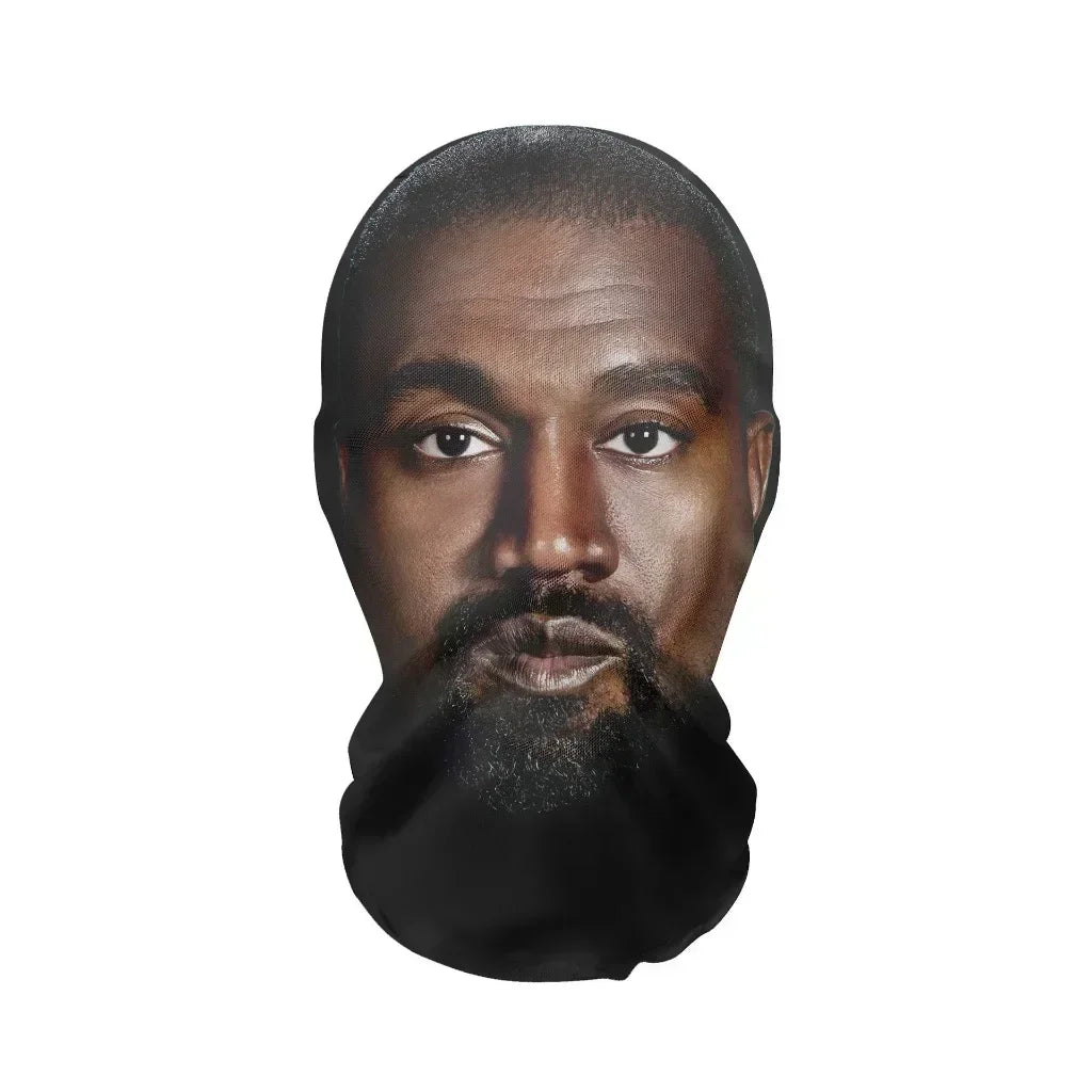 Funny Full Face Mask 3D Printed Celebrity Face Masks Elastic Mesh Halloween Cosplay Party Props Balaclava Headcovers Sahibzada Treasures