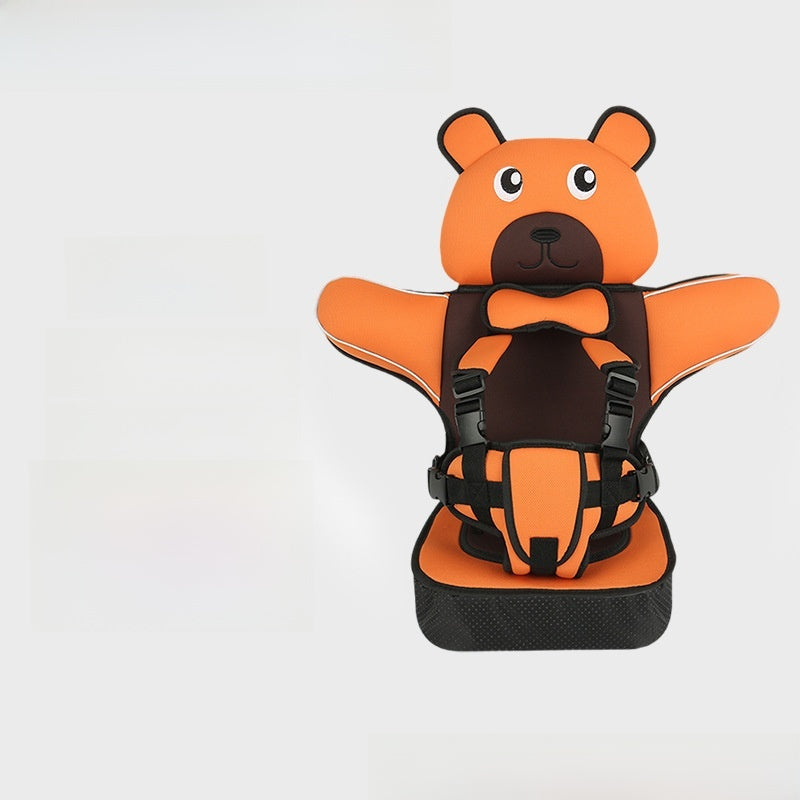 Portable Cartoon Polyester Baby Chair Harness Cushion Sahibzada Treasures
