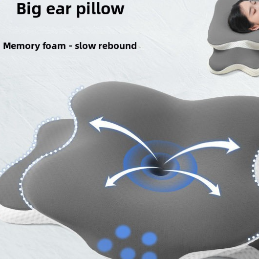 Ergonomic Butterfly Memory Foam Neck Pillow Sahibzada Treasures